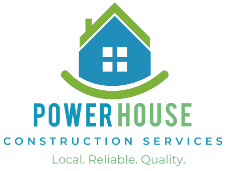 The logo for power house construction services